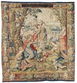 Story of Saint Paul: Preaching to the Women at Philippi tapestry, Designed by Pieter Coecke van Aelst (Netherlandish, Aelst 1502–1550 Brussels), Wool, silk, and gold and silver-metal-wraped threads, Netherlandish, Brussels